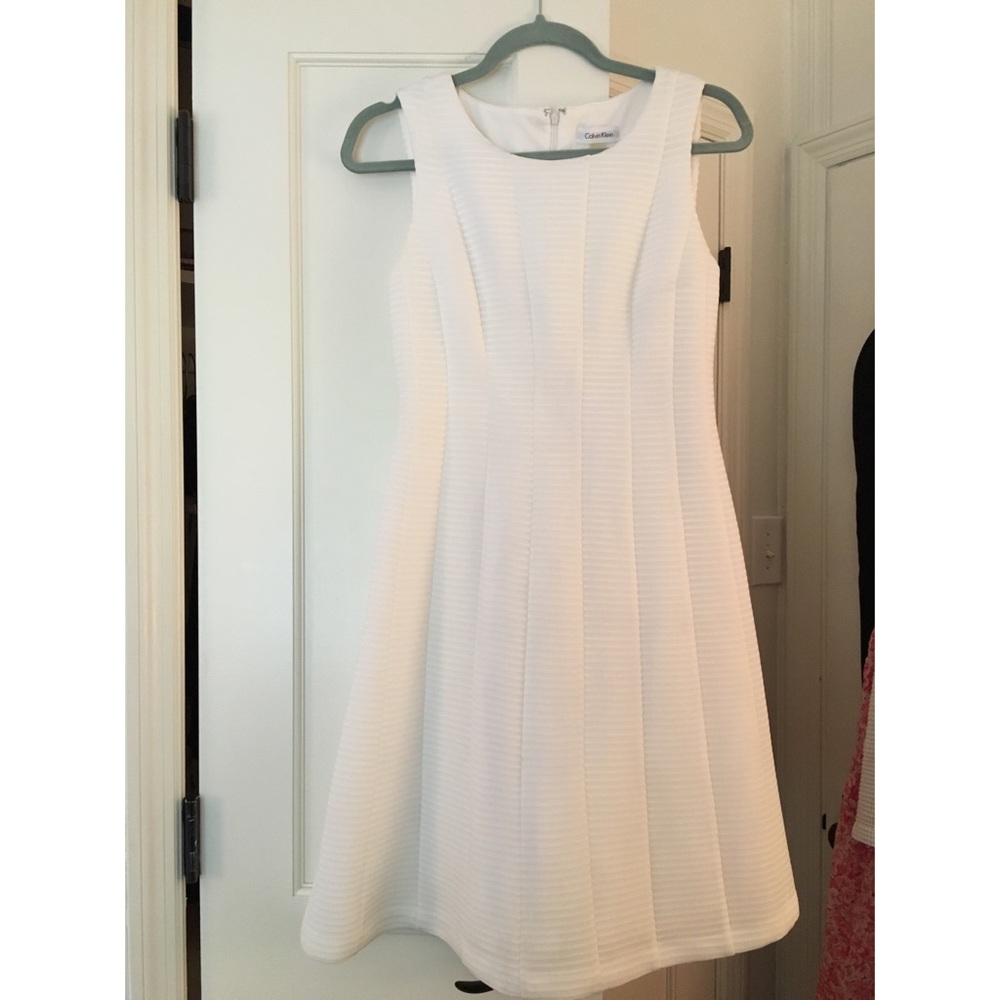 White Calvin Klein Dress